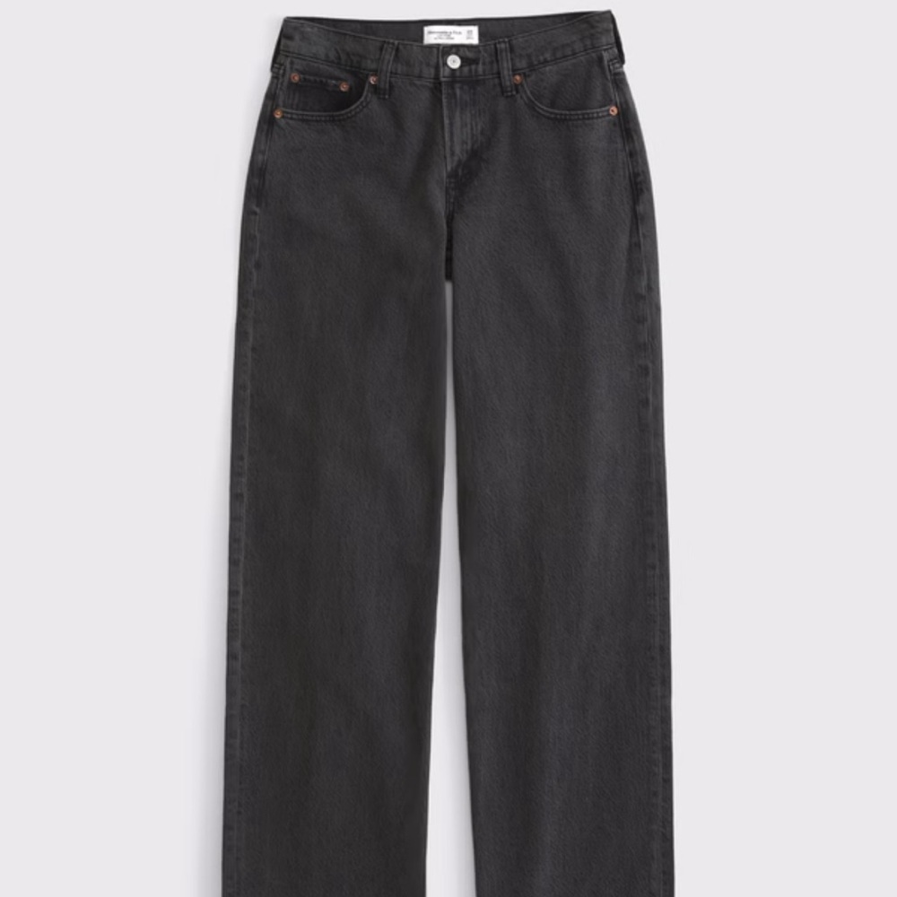 Abercrombie Curve Love Low Rise Ultra Loose Jean